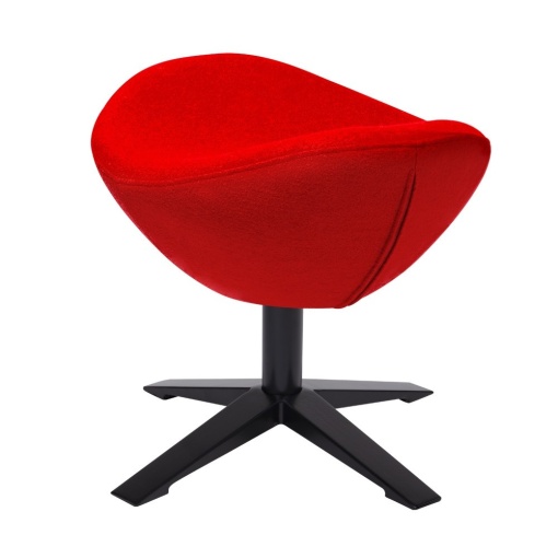 TABURET-SUPORT PENTRU PICIOARE ROSU EGG SZEROKI STIL MODERN B2