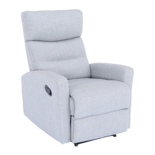 FOTOLIU RELAXANT SILAS, REGLABIL, GRI DESCHIS, DIN TEXTIL, STIL MODERN, TK