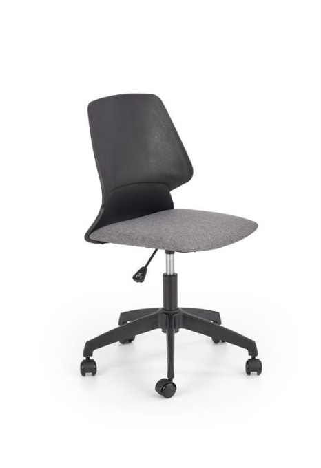 SCAUN DE BIROU PENTRU COPII GRAVITY GRI/NEGRU STIL MODERN HALMAR