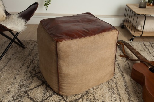 TABURET MUSTANG PIELE MARO 39525 DESIGN RETRO