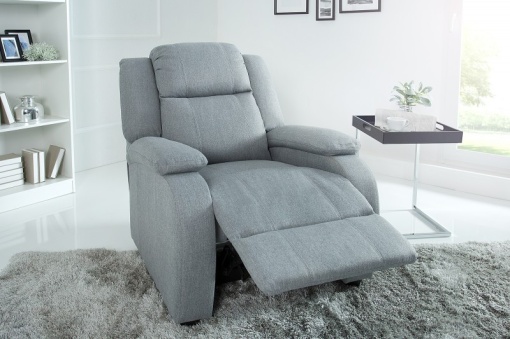 FOTOLIU CONFORTABIL ERGONOMIC, HOLLYWOOD, GRI DESCHIS, COD 37930, DESIGN MODERN