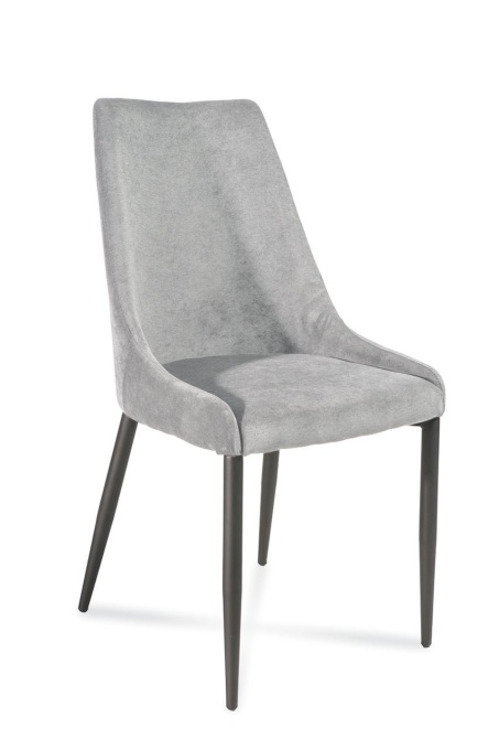 SCAUN DINING LUIS GRI DESCHIS/NEGRU - DESIGN MODERN