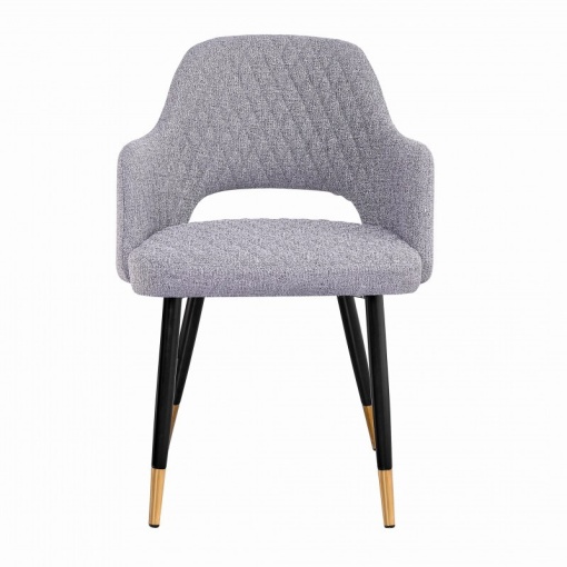 SCAUN, PARIS DE CULOARE GRI DESCHIS DIN TEXTIL, COD 40570, ASPECT INDUSTRIAL