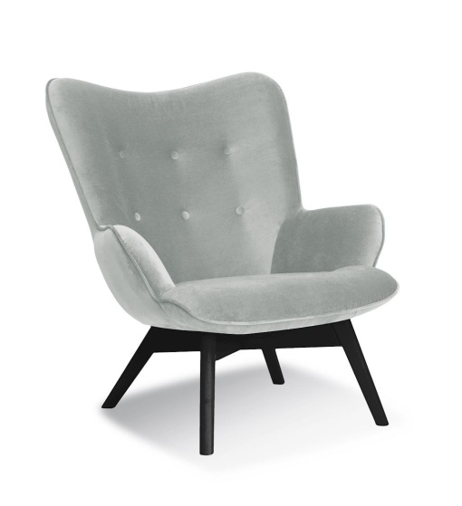 STOC!!!FOTOLIU CONFORTABIL CHERUB ARGINTIU/NEGRU STIL SCANDINAV, ATR