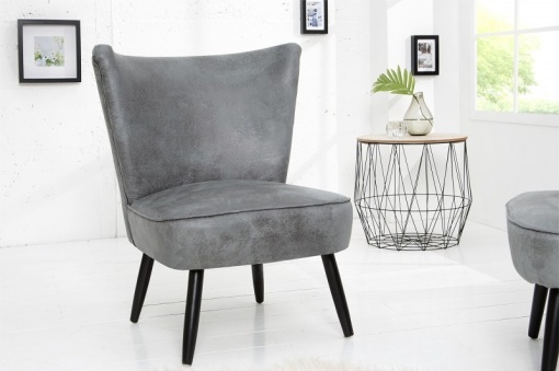 FOTOLIU CONFORTABIL NEGRU/GRI ANTIC RETRO SIXTIES 37185