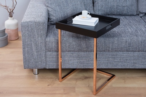 MASUTA DE CAFEA CU TAVA DETASABILA CIANO NEAGRA 38057 - DESIGN MODERN