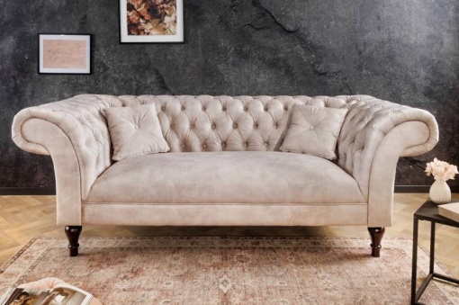 OFERTA!SOFA MODERNA, PARIS 225CM, COD 42662, DIN CATIFEA SAMPANIE, DESIGN CHESTERFIELD