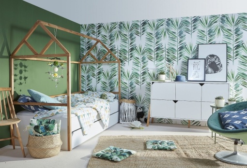 PAT CUCADRU LOTTA ALB PENTRU CAMERA DE BEBELUS DESIGN SCANDINAV BA