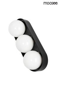 APLICA DROPS 3 NEAGRA, CONFECTIONATA DIN STICLA SI OTEL CARBON, STIL MODERN - Img 2
