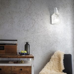 APLICA MINIMAL AP1, ALB, DIN METAL, STIL VINTAGE - Img 2