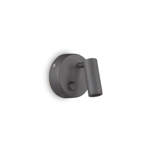 APLICA PAGE AP ROUND, NEGRU, DIN METAL, STIL MODERN