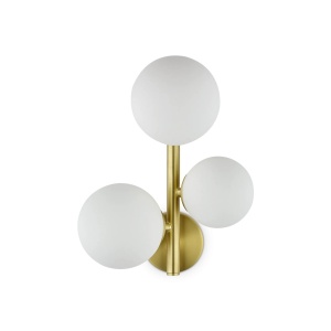 APLICA PERLAGE AP3, ALB, DIN METAL, STIL MODERN - Img 2