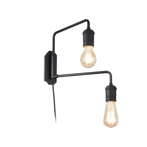 APLICA TRIUMPH AP2, NEGRU, DIN METAL, STIL INDUSTRIAL