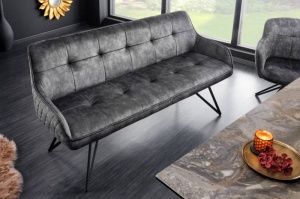 BANCA 160CM, EUPHORIA, CATIFEA GRI INCHIS(TEXTIL FOARTE FIN), STIL MODERN, ARTIM GROUP
