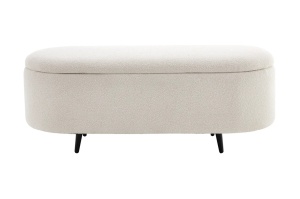 BANCA CU SPATIU DEPOZITARE, VOQUE 110CM, MATERIAL BOUCLE, ARTIM GROUP SELECTION