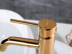 BATERIE REA LUNGO, AURIU ROSE, DESIGN MODERN, MONTAJ PE BLAT, CALITATE SUPERIOARA, REA - Img 7