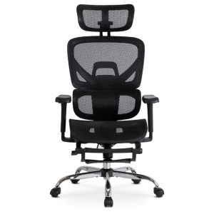 BESTSELLER! SCAUN DE BIROU ERGONOMIC, ARTIM MEBLE, REALIZAT DIN MATERIAL TEXTIL NEGRU, STIL MODERN - Img 2