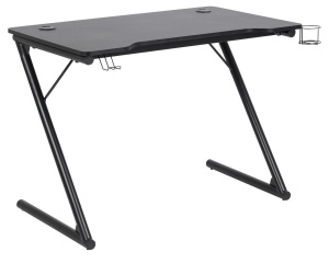 BIROU GAMING ACTONA TROOPER CONFECTIONAT DIN METAL SI MDF, NEGRU, STIL MODERN - Img 3