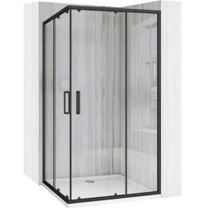 CABINA DE DUS PUNTO, NEAGRA, 80X100, CU CADITA SAVOY NEAGRA, CALITATE SUPERIOARA