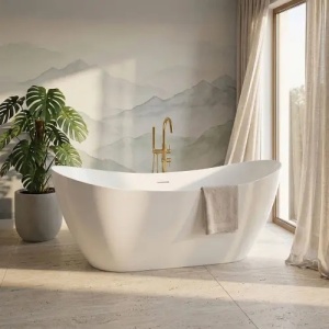 CADA DE PODEA FREESTANDING REA FERRANO SLIM 160, CU CAPAC DOP AURIU PERIAT, CALITATE SUPERIOARA