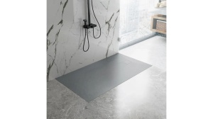 CADITA DE DUS REA MAGNUM, 100x80 CM, GRI, DIN COMPOZIT, CALITATE SUPERIOARA - Img 5