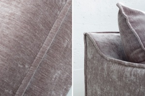 CANAPEA 3 LOCURI, DIN CATIFEA TAUPE, HEAVEN, COD 38570, DESIGN MODERN - Img 4