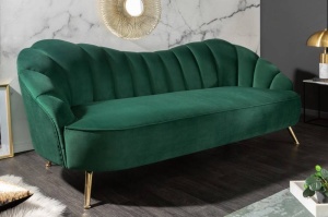 CANAPEA DEOSEBITA 220CM, CATIFEA VERDE, DESIGN RETRO, ARTIM GROUP SELECTION - Img 2