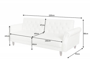 CANAPEA EXTENSIBILA 220CM, MAISON BELLE, COD 41498, DESIGN MODERN - Img 7