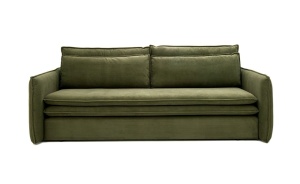 CANAPEA EXTENSIBILA SENSE SLIM, GRUPA I, CONFECTIONATA DIN METAL, SPUMA POLIURETANICA SI TEXTIL, STIL MODERN