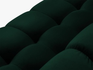CANAPEA MAMAIA, 2 LOCURI, 152 CM, VERDE SMARALD 78/NEGRU, TAPITERIE DIN CATIFEA, DESIGN DEOSEBIT - Img 7