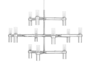 CANDELABRU CU LED-URI ATOMIC, CROM, DIN METAL, STIL MODERN, B2