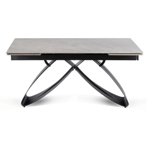 CEL MAI MIC PRET!!!MASA EXTENSIBILA 160-240CM, ARTIM MEBLE, REALIZATA DIN METAL SI CERAMICA, CULOARE MARMURA GRI/NEGRU, STIL MODERN - Img 7