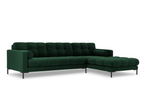 COLTAR CONFORTABIL 293CM, TAPITERIE DIN CATIFEA, VERDE, STIL MODERN, ARTIM GROUP SELECTION