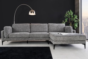COLTAR DREAPTA, MANHATTEN 295CM, TESATURA CHENILLE GRI, ARTIM GROUP SELECTION