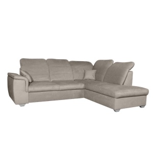 COLTAR EXTENSIBIL 260CM, BERGAMO DREAPTA CAPPUCCINO, DIN STOFA FINA DE CALITATE SUPERIOARA