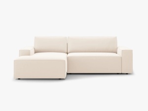 COLTAR EXTENSIBIL JODIE, STANGA, 3 LOCURI, 246 CM, DIVERSE CULORI SI MATERIALE, DESIGN DEOSEBIT - Img 3