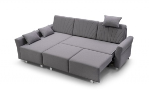 COLTAR EXTENSIBIL MOLLY GRI DESCHIS DIN STOFA DE CALITATE SUPERIOARA - Img 5