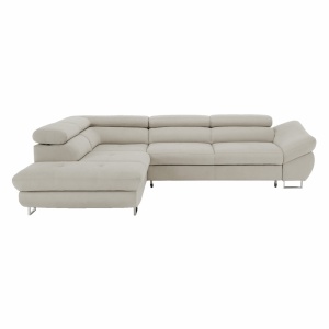 COLTAR FABIA, MODEL STANGA, GREJ TAUPE, DIN TEXTIL/TESATURA, EXTENSIBIL, STIL MODERN, TK - Img 2