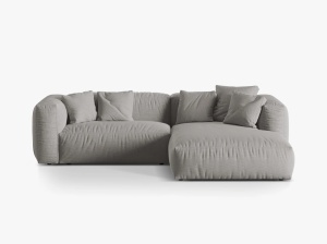 COLTAR MARTINA DREAPTA, 2 LOCURI, 280 CM, DIVERSE CULORI SI MATERIALE, DESIGN DEOSEBIT