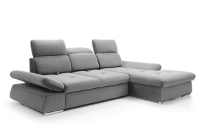 COLTAR MONZA CU FUNCTIE DE DORMIT, GRUPA II, CONFECTIONAT DIN METAL, SPUMA POLIURETANICA SI TEXTIL, STIL MODERN