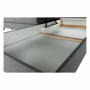 COLTAR SADAH, MODEL DREAPTA, GRI, DIN TEXTIL, EXTENSIBIL, SPATIU DEPOZITARE, STIL MODERN, TK - Img 3