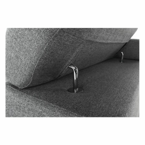 COLTAR SADAH, MODEL DREAPTA, GRI, DIN TEXTIL, EXTENSIBIL, SPATIU DEPOZITARE, STIL MODERN, TK - Img 7