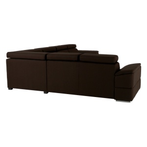 COLTAR SEGORIA LUX, MODEL DREAPTA, CIOCOLATIU, DIN TESATURA SAVANA, EXTENSIBIL, SPATIU DEPOZITARE, STIL MODERN, TK - Img 4