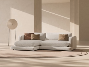 COLTAR SUPERB STANGA 270CM, DAPHNE 4 LOCURI, DIVERSE CULORI, MATERIAL CATIFEA, ARTIM GROUP COLLECTION