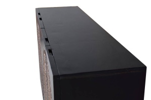 COMODA 145CM, NEGRU/NUC INCHIS, DIN LEMN DE MANGO, 4 USI, GINER Y COLOMER - Img 5