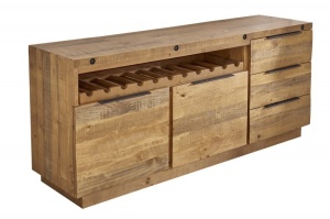 COMODA/ BUFET FINCA 150CM, COD 40457, LEMN MASIV DE PIN, DESIGN NATURAL - Img 6