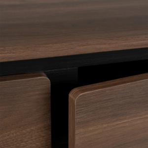 COMODA LIVING 160CM, ARTIM MEBLE, CU 3 USI, REALIZATA DIN MDF, CULOARE NUC, STIL MODERN - Img 4