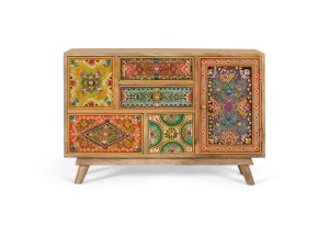 COMODA LIVING, CODE 1954, 81CM, LEMN DE MANGO, ARTIM GROUP SELECTION