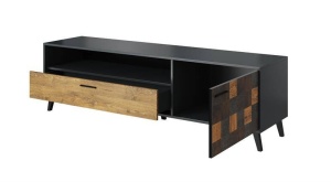COMODA LIVING RTV SOUL, ANTRACIT, DESIGN MODERN CM - Img 3