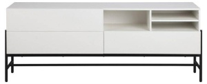 COMODA NORSE 2 ALBA, DIN MDF, PAL SI METAL, STIL SCANDINAV, B2